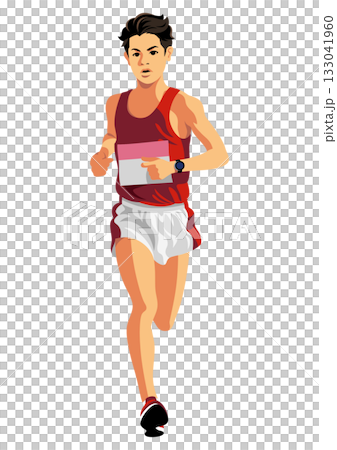 マラソンランナー 133041960