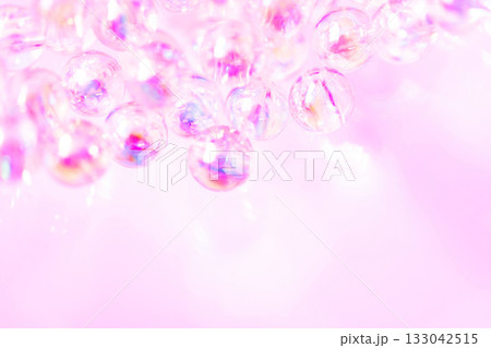 ガラス玉・キラキラ 背景素材 133042515