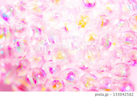 ガラス玉・キラキラ 背景素材 133042582
