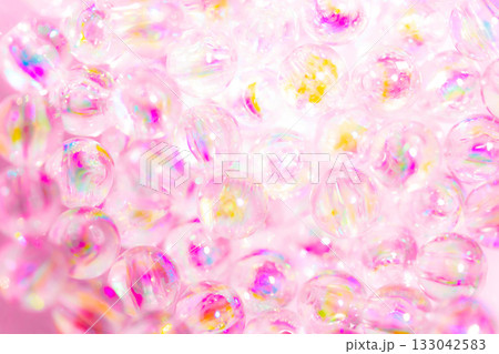 ガラス玉・キラキラ 背景素材 133042583