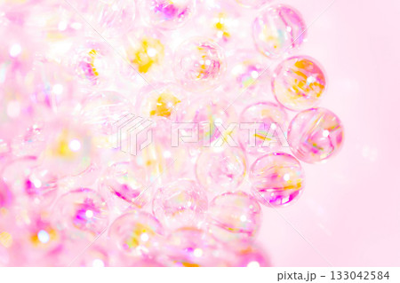 ガラス玉・キラキラ 背景素材 ガラス玉・キラキラ 背景素材 133042584