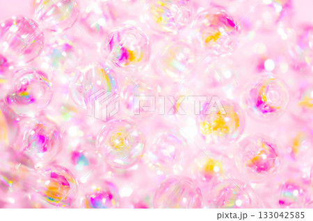 ガラス玉・キラキラ 背景素材 133042585