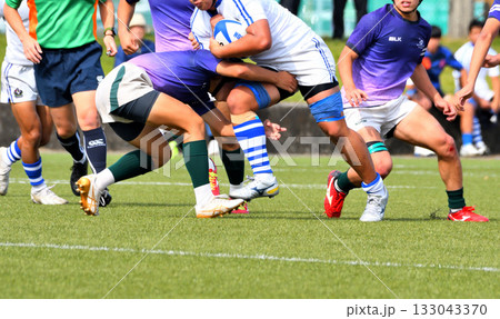 ラグビー、高校ラグビー 133043370