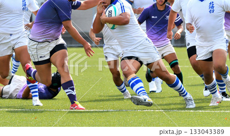 ラグビー、高校ラグビー 133043389