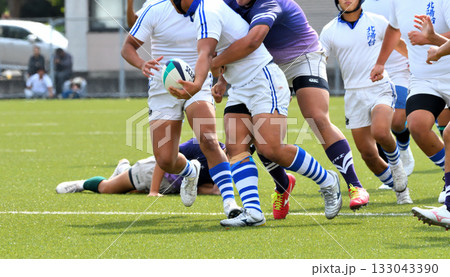 ラグビー、高校ラグビー 133043390