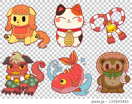 日式幸運符套裝 日式幸運符套裝 133043483