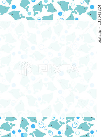 イルカのフレーム 133043824