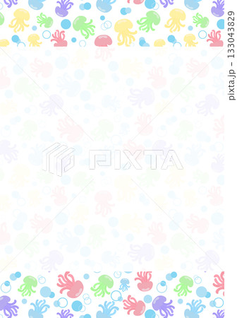 クラゲのフレーム クラゲのフレーム 133043829