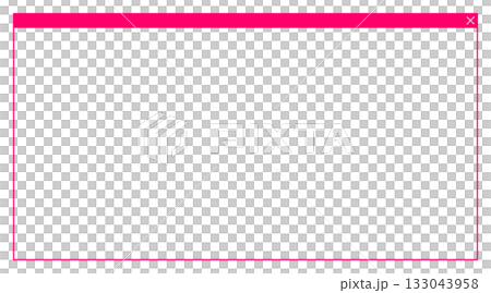 ブラウザ画面ピンク ブラウザ画面ピンク 133043958