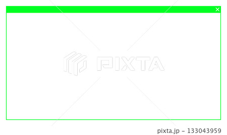 ブラウザ画面緑 ブラウザ画面緑 133043959