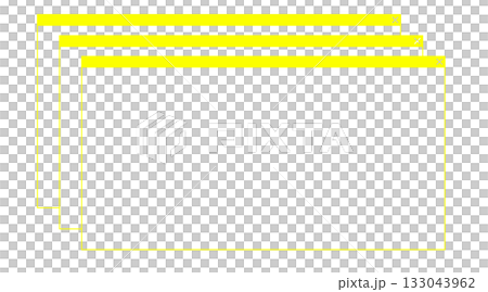 多重ブラウザ画面黄色 133043962