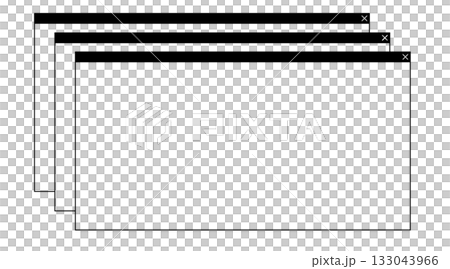 多重ブラウザ画面黒 133043966