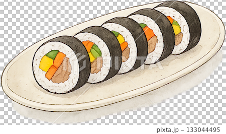 一幅線條柔和的插圖 一幅線條柔和的插圖 133044495