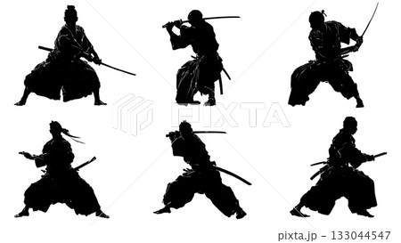 Iaijutsu Quick Draw and Re-Sheath Silhouette Motion Set Iaijutsu Quick Draw and Re-Sheath Silhouette Motion Set 133044547