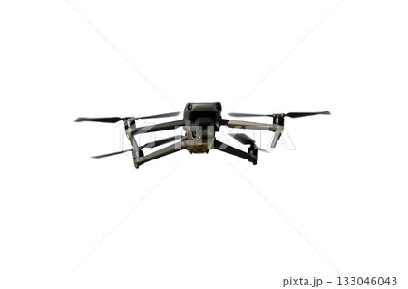 A drone is flying in the air A drone is flying in the air 133046043