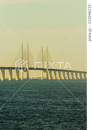 Oresund bridge between Denmark and Sweden. Oresund bridge between Denmark and Sweden. 133046215