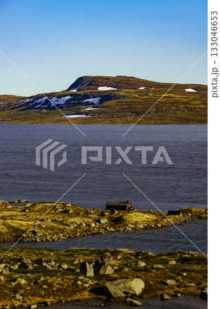 Hardangervidda mountain plateau landscape, Norway Hardangervidda mountain plateau landscape, Norway 133046653