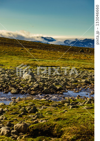 Hardangervidda mountain plateau landscape, Norway Hardangervidda mountain plateau landscape, Norway 133046660