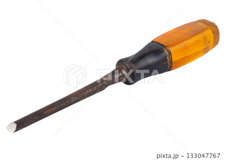 chisel isolated on white background chisel isolated on white background 133047767