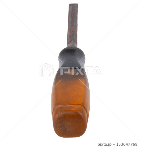 chisel isolated on white background 133047769