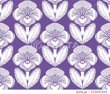 seamless pattern with butterflies 133047834