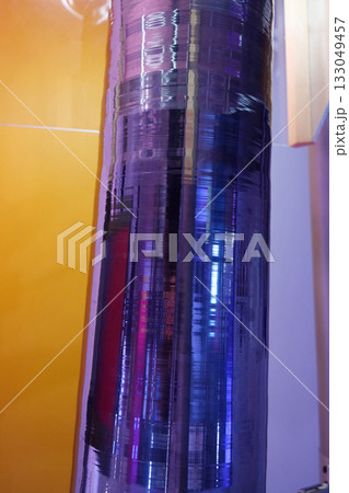 Silicon single crystal. Monocrystalline silicon ingot Silicon single crystal. Monocrystalline silicon ingot 133049457