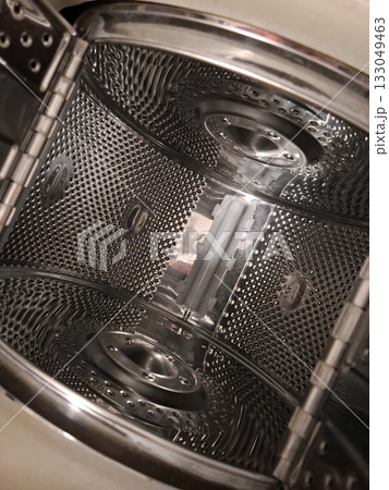Metal drum of a top loader washing machine Metal drum of a top loader washing machine 133049463