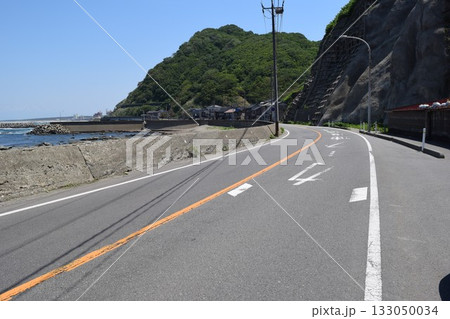 山形県庄内地方の海岸道路 山形県庄内地方の海岸道路 133050034