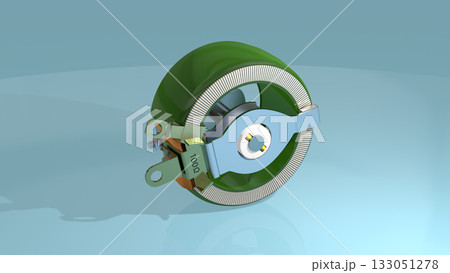 レトロ電子部品シリーズ（レオスタット）定格電力が大きい大型の可変抵抗器 133051278