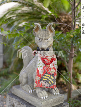 稲荷社の駒狐 133051623