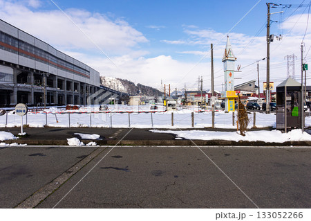 JR上越新幹線　浦佐駅から北方面の景色　新潟県南魚沼市浦佐 133052266