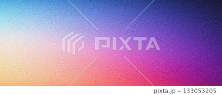 Grainy purple blue pink color gradient background, vibrant poster noise texture banner, cover header backdrop design 133053205