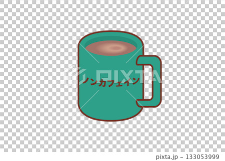 A mug of decaffeinated coffee A mug of decaffeinated coffee 133053999
