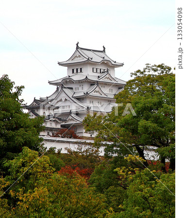 姫路城　紅葉 133054098