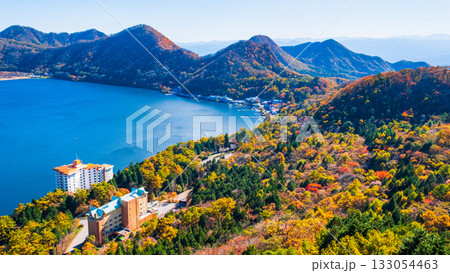 榛名山（秋）：掃部ヶ岳・硯岩からの眺め 133054463