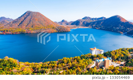 榛名山（秋）：掃部ヶ岳・硯岩からの眺め 133054469