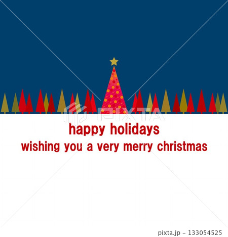 クリスマス　クリスマスツリー 133054525
