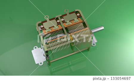 レトロ電子部品シリーズ（エアーバリコン）真空管式ラジオ時代の選局部品 133054697