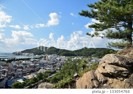 奠供山から高津子山を望む　【和歌山県和歌山市】 133054768