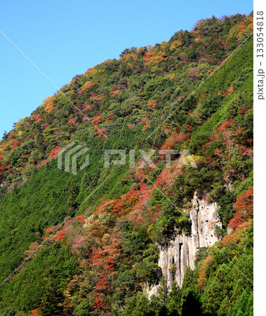 香落渓　紅葉 133054818