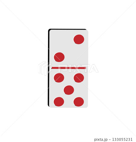 domino card icons two and five domino card icons two and five 133055231
