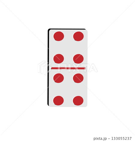 double four domino card icon double four domino card icon 133055237