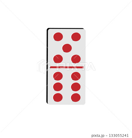 simple icons of domino qiu qiu five and six simple icons of domino qiu qiu five and six 133055241