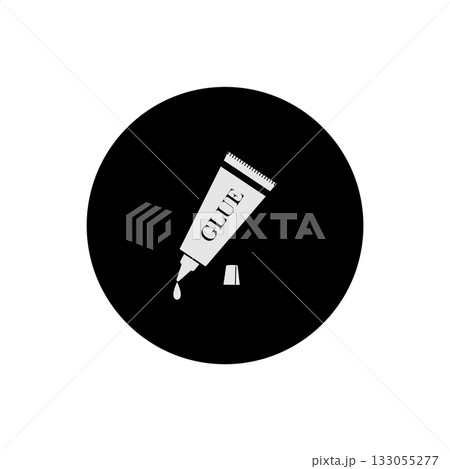 Glue icon simple vector pictogram. 133055277