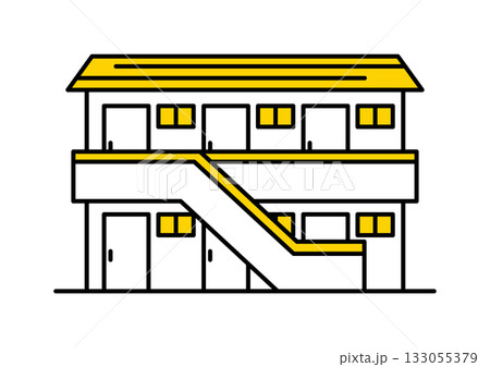 アパートのアイコンイラスト / ベクター 133055379