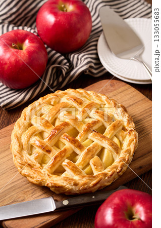 ホームメイドのアップルパイ 133055683