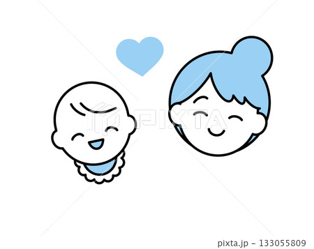 赤ちゃんと女性・お母さん01 133055809