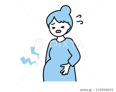 焦る妊婦さん01 焦る妊婦さん01 133056633
