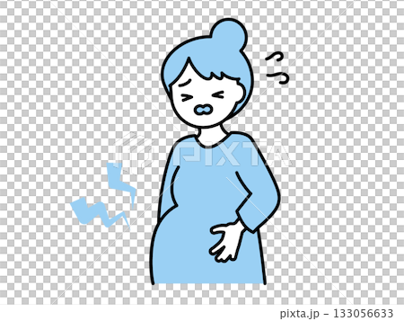 焦る妊婦さん01 焦る妊婦さん01 133056633
