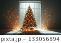 広告・SNSに最適｜温かな灯りが輝くクリスマスの室内風景 133056894